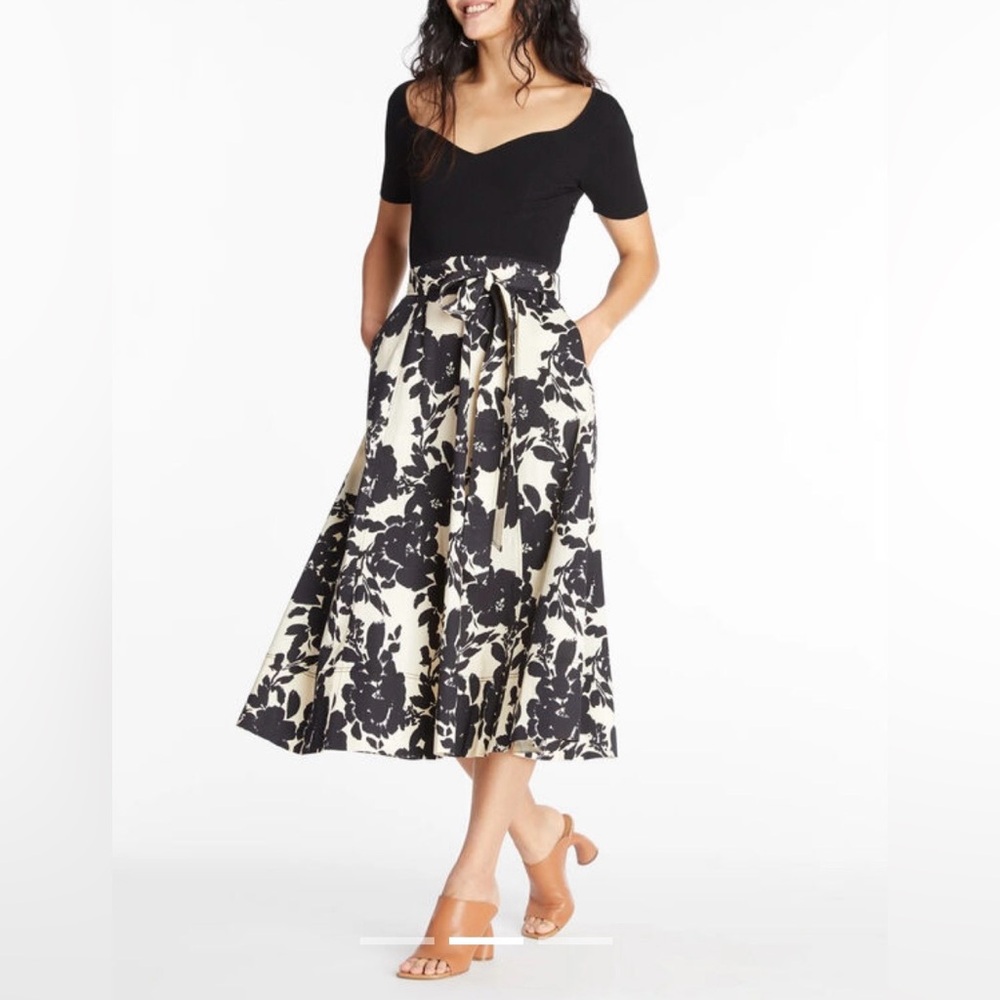 ✨ NWT Tanya Taylor Josephina Dress – Size M – Stunning Floral Skirt ✨ - Picture 2 of 9